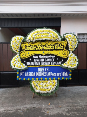 Papan Bunga Duka di Cisata